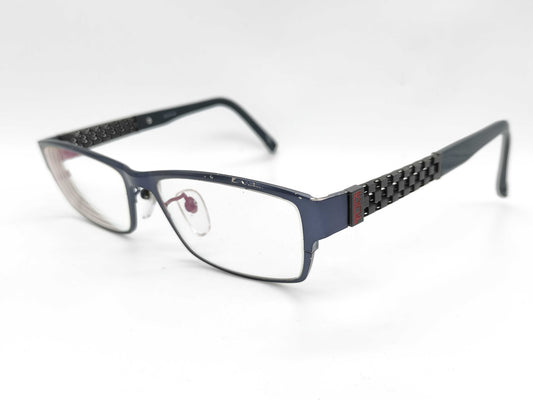 TUMI Plastic Glasses 10-0025 Navy Sunglasses