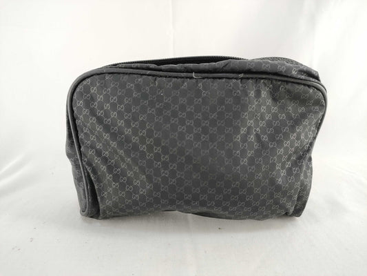 GUCCI Micro GG Nylon Pouch 039, 0959, 1158 Black Pouch