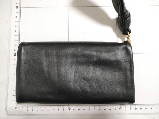 Tory Burch Leather Long Wallet Black