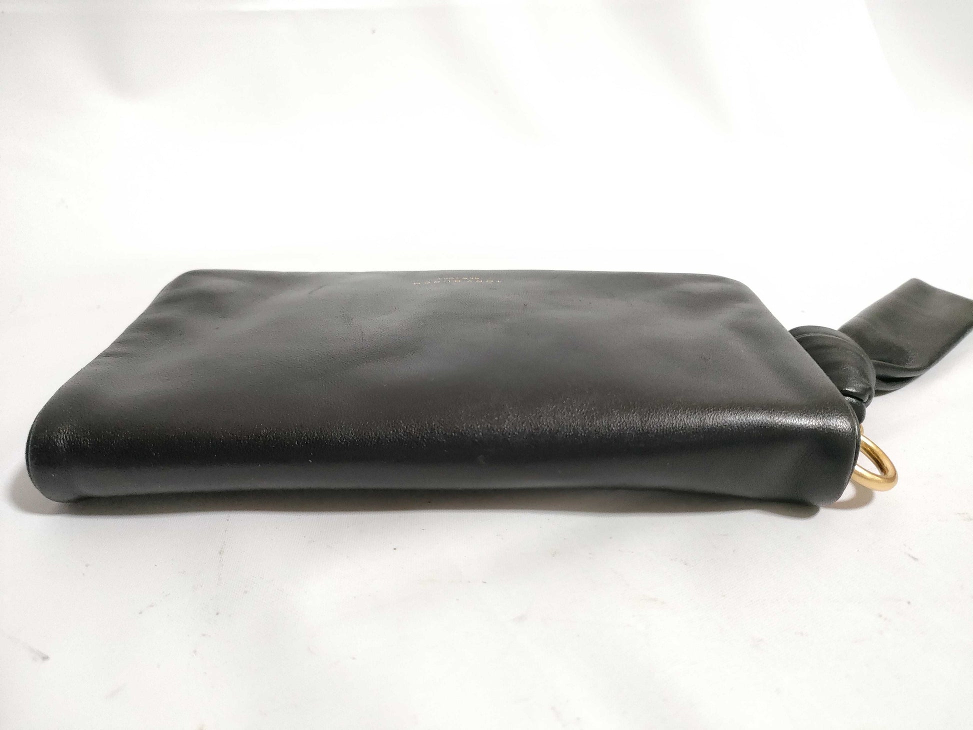 Tory Burch Leather Long Wallet Black