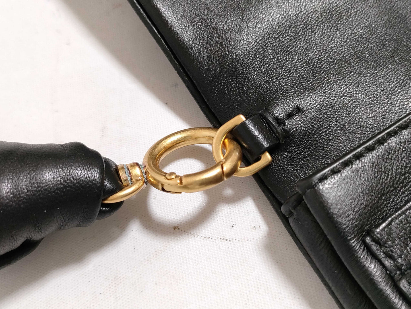 Tory Burch Leather Long Wallet Black