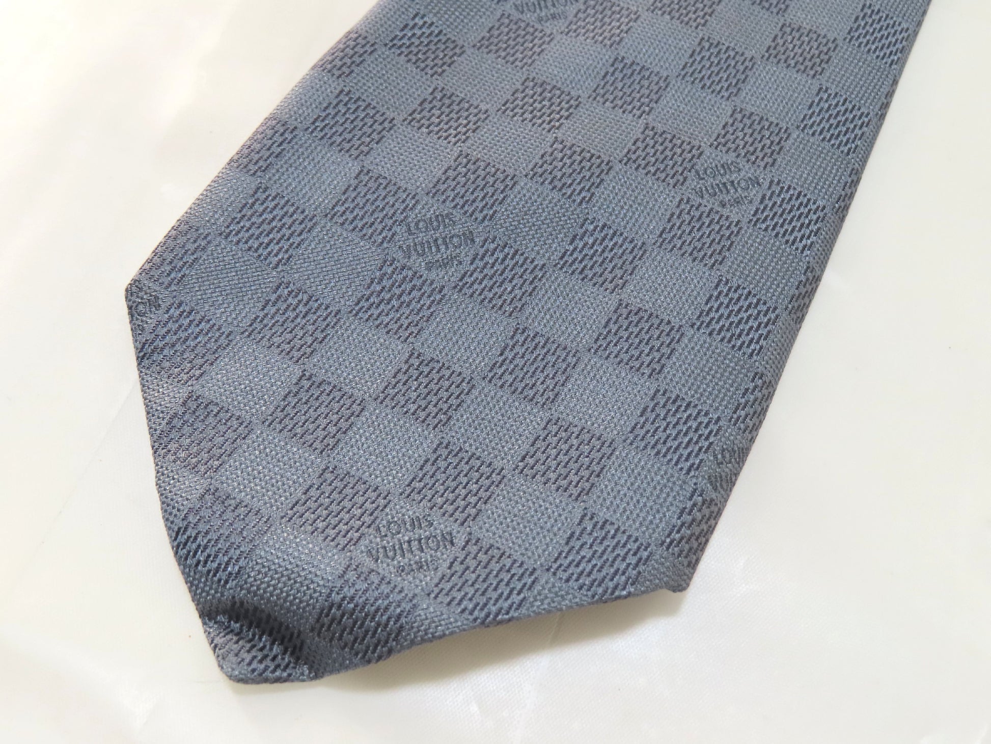 LOUIS VUITTON Damier LV Cravate Damier Classic M78754 Wallet with Unknown Serial Number