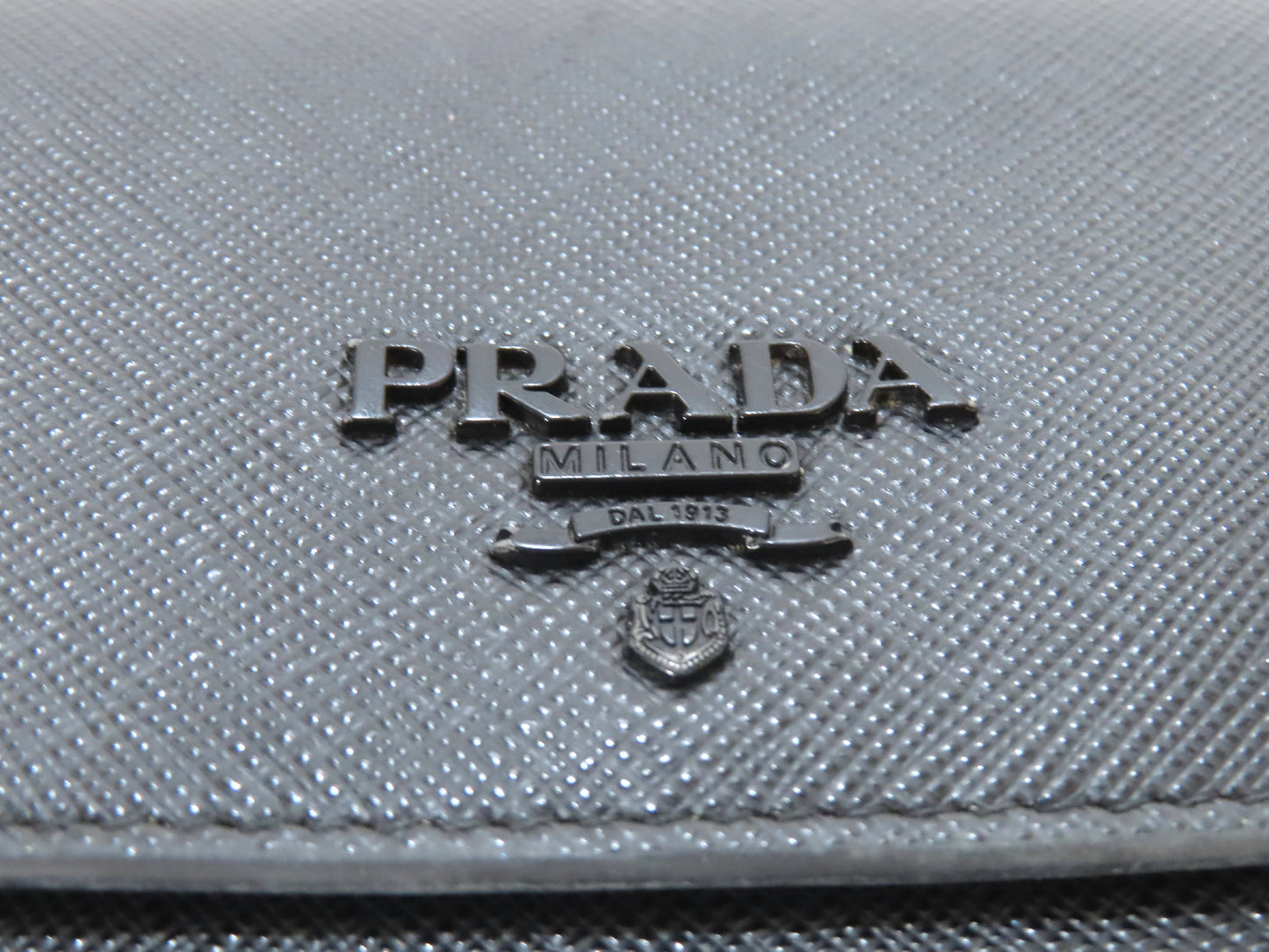 PRADA Saffiano Long Wallet, Black