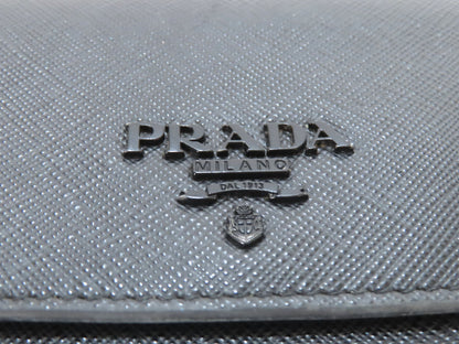PRADA Saffiano Long Wallet, Black