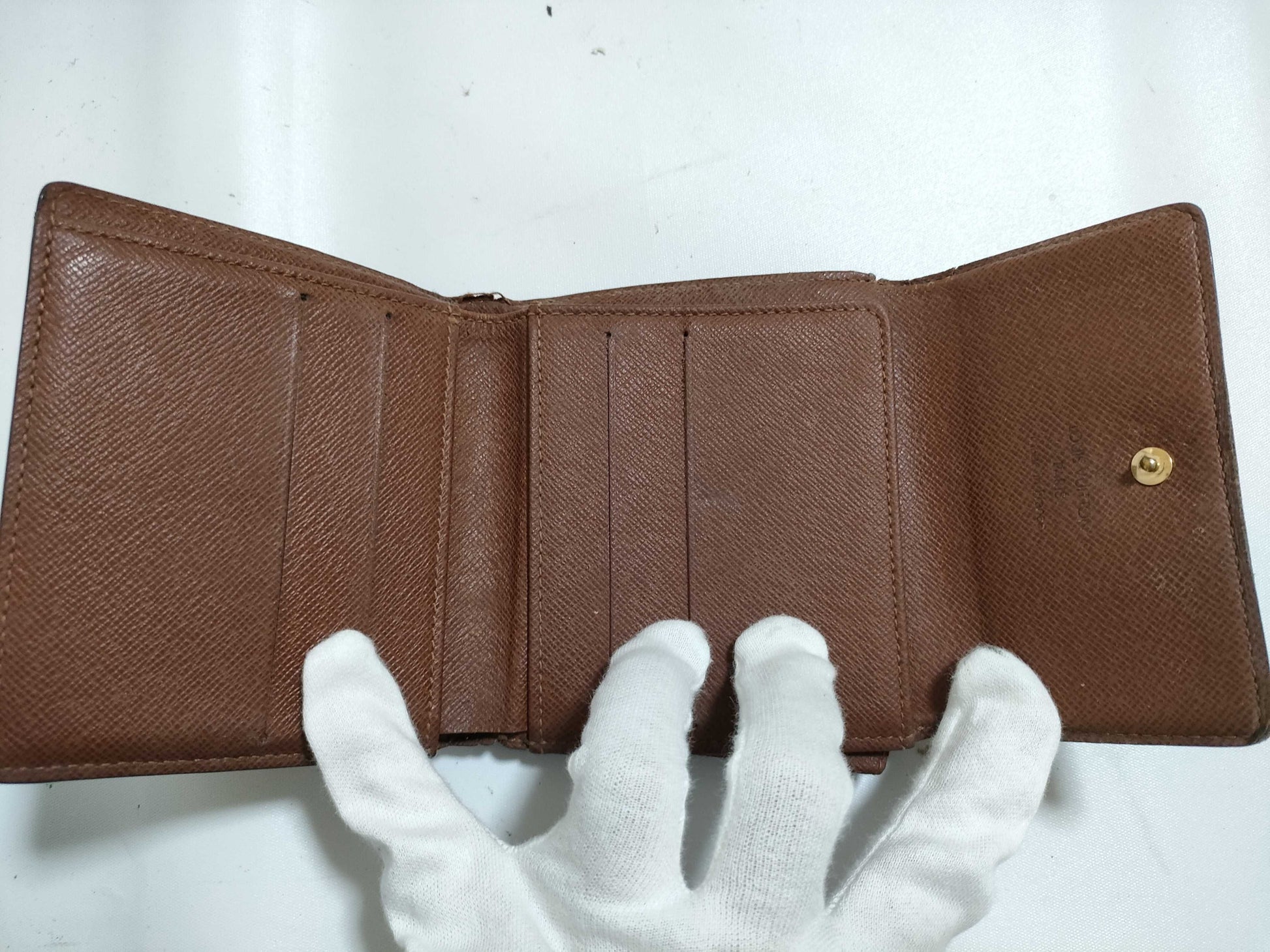 LOUIS VUITTON RFID Unverified SP1011 Monogram LV Monogram Porte Monnaie Carte Credit M61652 SP1011 Wallet