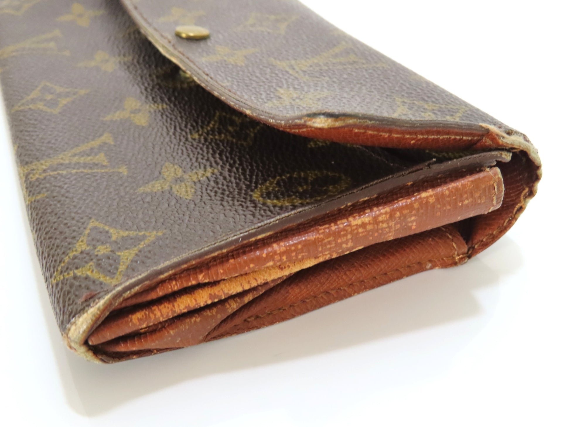 LOUIS VUITTON LV Monogram Porte Monnaie Credit M61725 TH1000 Wallet