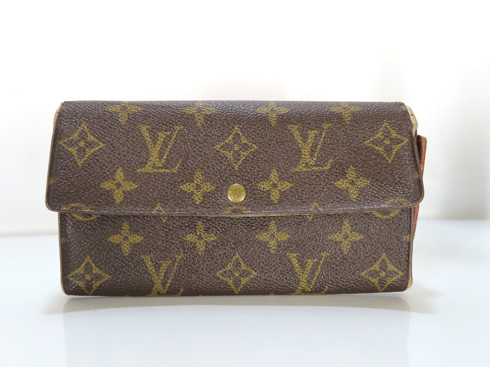 LOUIS VUITTON LV Monogram Porte Monnaie Credit M61725 TH1000 Wallet