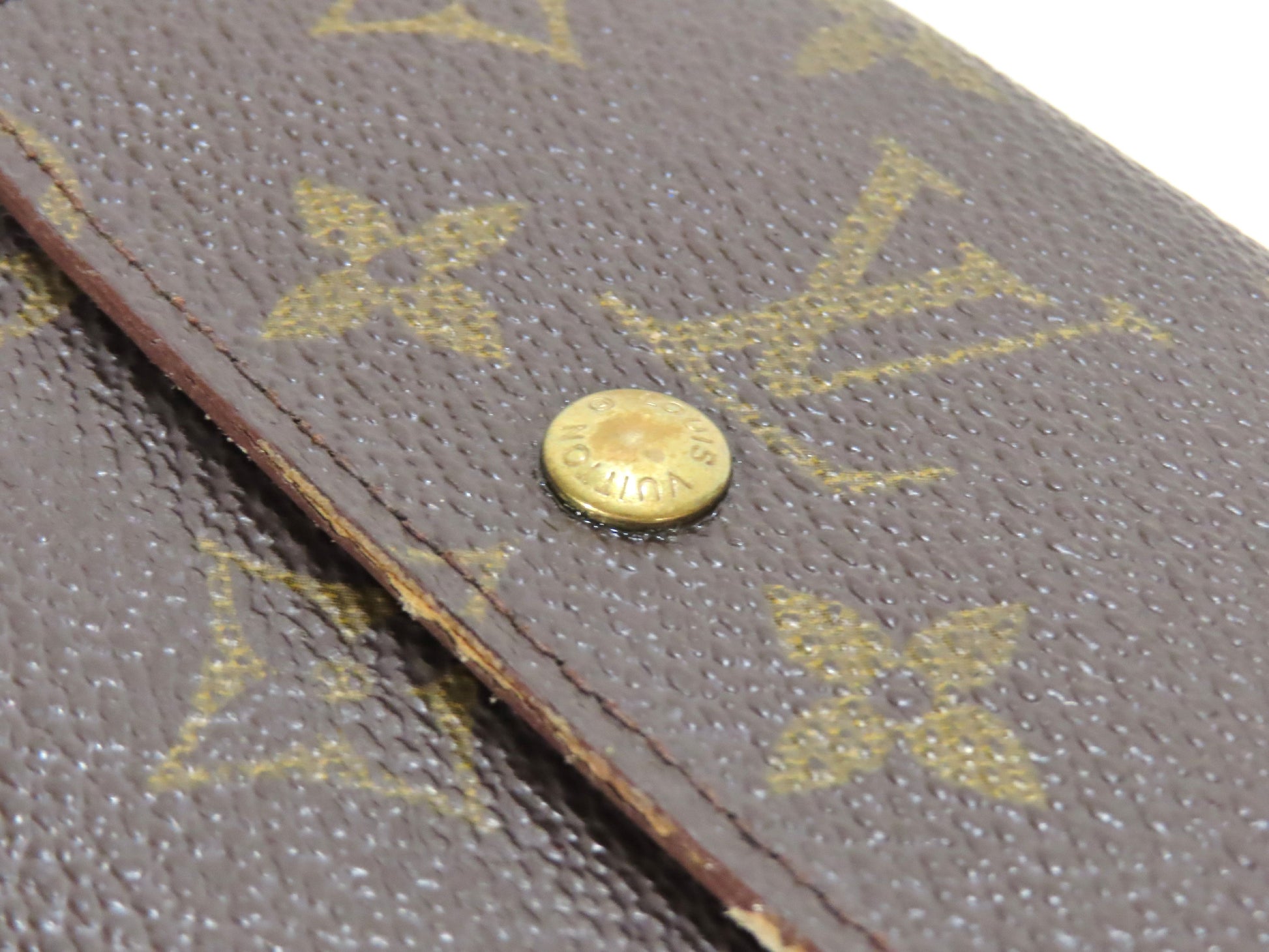 LOUIS VUITTON LV Monogram Porte Monnaie Carte Credit M61652 TH0964 Wallet