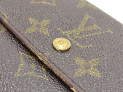 LOUIS VUITTON LV Monogram Porte Monnaie Carte Credit M61652 TH0964 Wallet