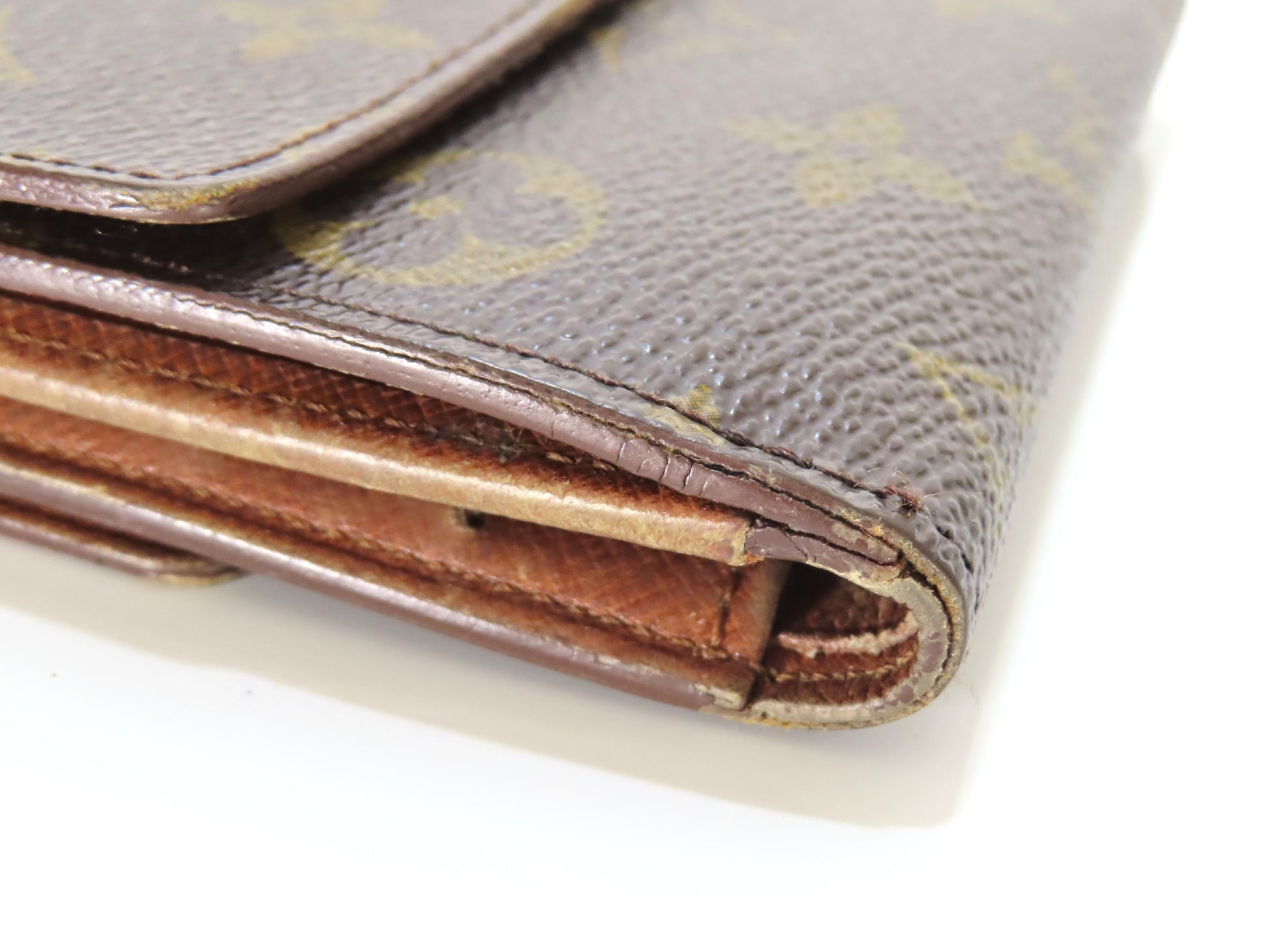 LOUIS VUITTON LV Monogram Porte Monnaie Carte Credit M61652 TH0964 Wallet