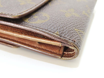 LOUIS VUITTON LV Monogram Porte Monnaie Carte Credit M61652 TH0964 Wallet