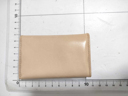 BALLY Leather 6-Key Case, Beige