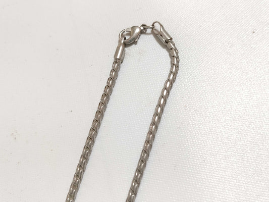 Cartier Dog Tag Necklace in Plated Silver