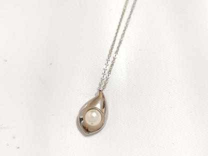 TASAKI Pearl Necklace, SV925 Silver, Non-Original Chain Necklace