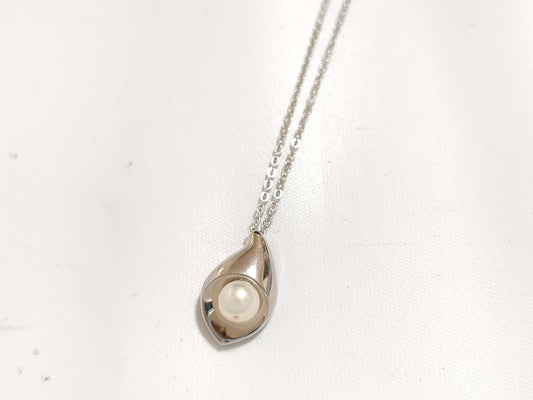 TASAKI Pearl Necklace, SV925 Silver, Non-Original Chain Necklace