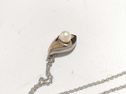 TASAKI Pearl Necklace, SV925 Silver, Non-Original Chain Necklace