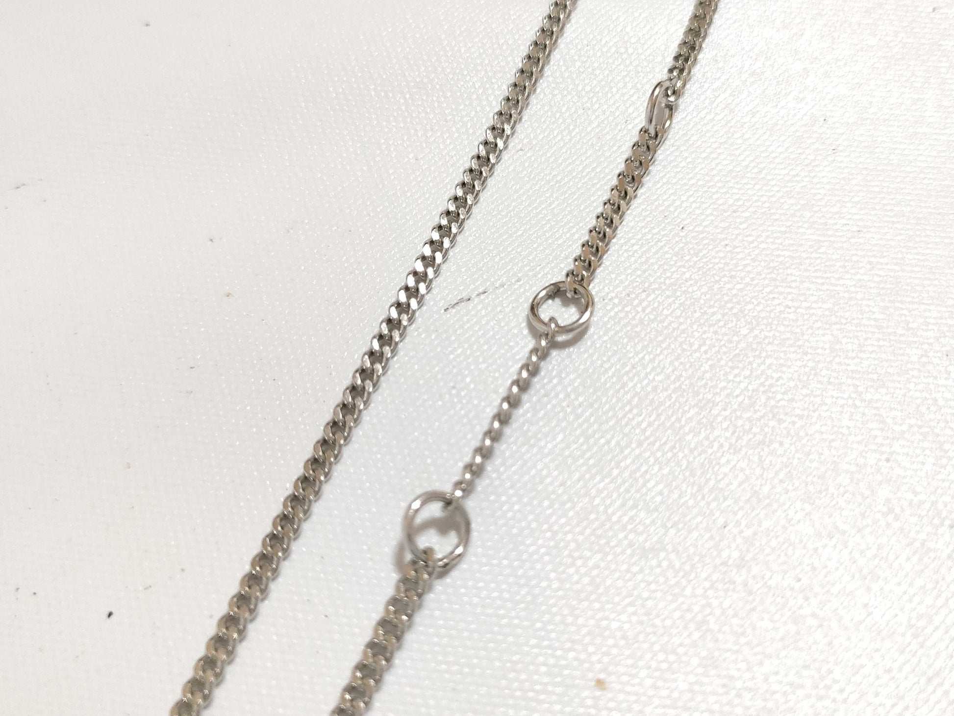 Dior Christian Dior necklace plated silver necklace