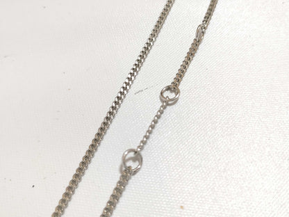 Dior Christian Dior necklace plated silver necklace
