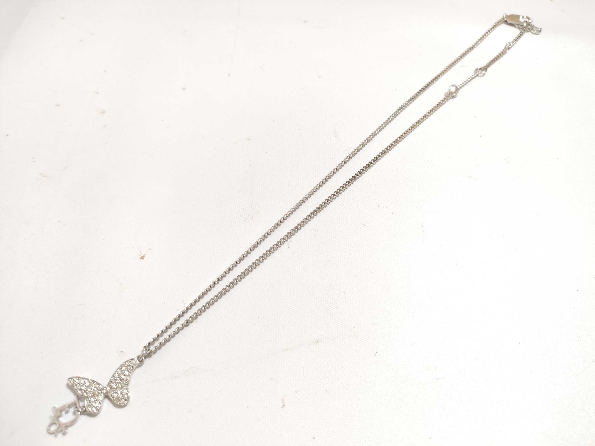 Dior Christian Dior necklace plated silver necklace