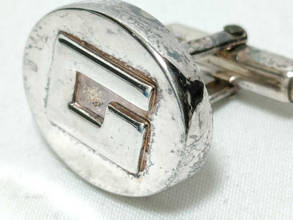 GUCCI G Mark Cufflinks SV925 Silver Tie Clip/Cufflinks
