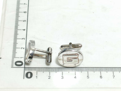 GUCCI G Mark Cufflinks SV925 Silver Tie Clip/Cufflinks