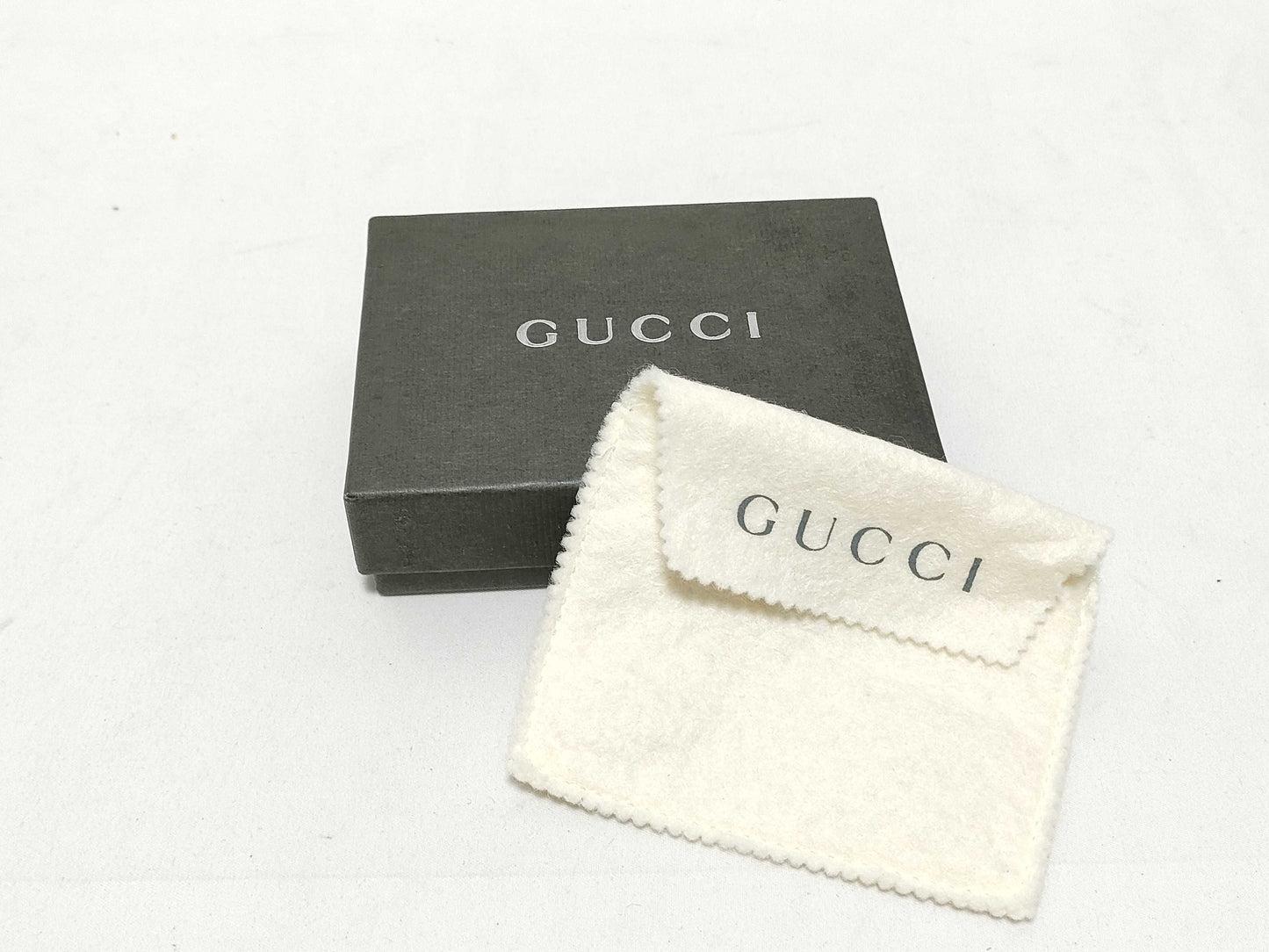 GUCCI G Mark Cufflinks SV925 Silver Tie Clip/Cufflinks