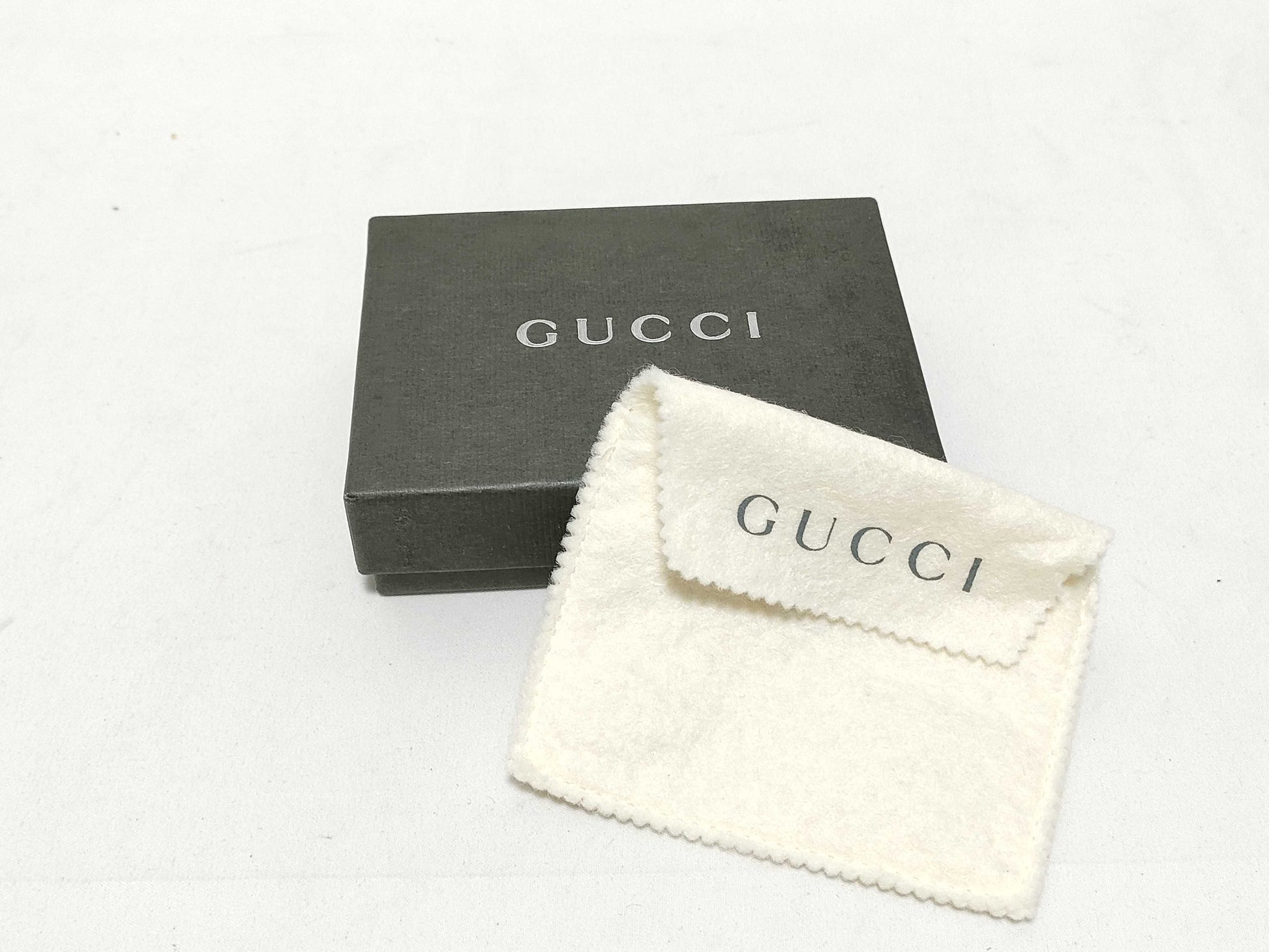 GUCCI G Mark Cufflinks SV925 Silver Tie Clip/Cufflinks