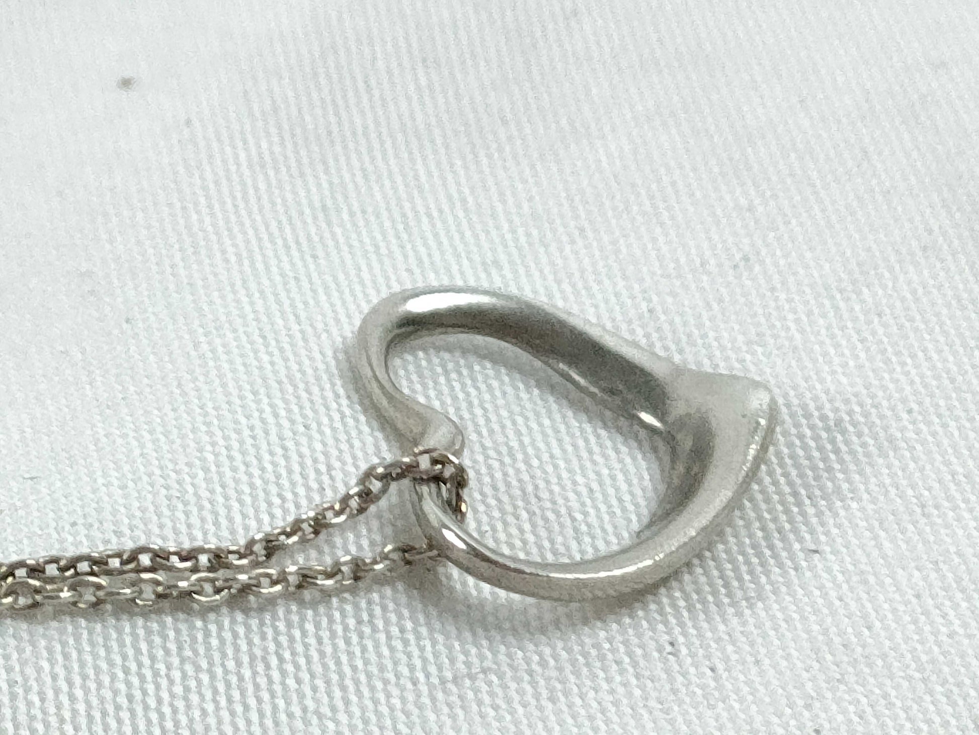 Tiffany & Co. Open Heart Tiffany Open Heart Necklace SV925 Silver Necklace