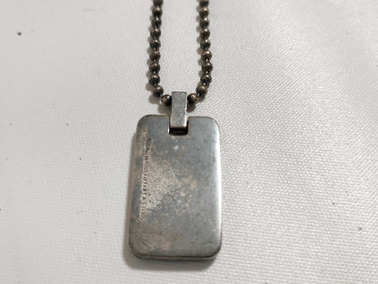 Tiffany & Co. Tiffany Atlas Plate Necklace SV925 Silver Necklace