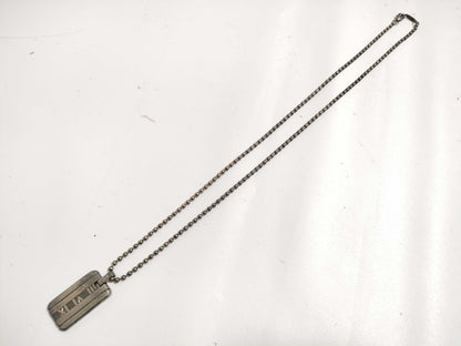 Tiffany & Co. Tiffany Atlas Plate Necklace SV925 Silver Necklace