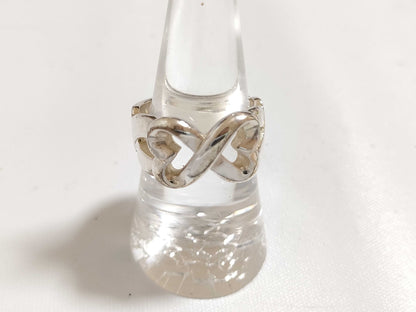 Tiffany & Co. Tiffany Double Loving Heart Ring SV925 Silver Ring