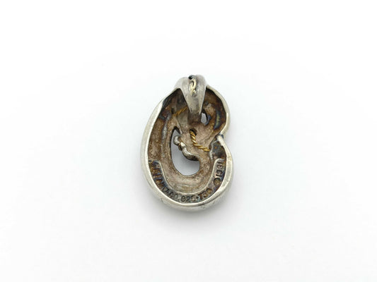 Tiffany & Co. Twisted Knot Rope Top 750/SV925 Silver Pendant Top