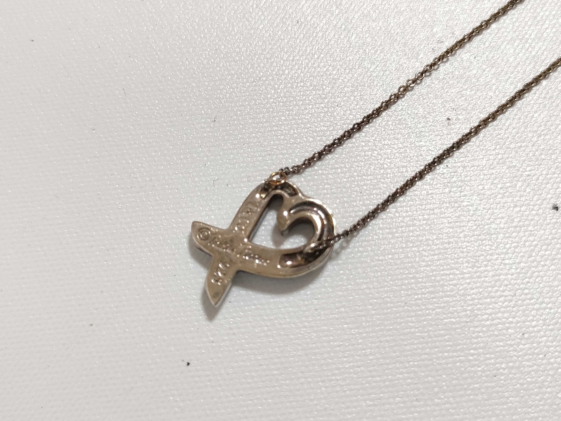 Tiffany & Co. Tiffany Loving Heart Necklace SV925 Silver Necklace