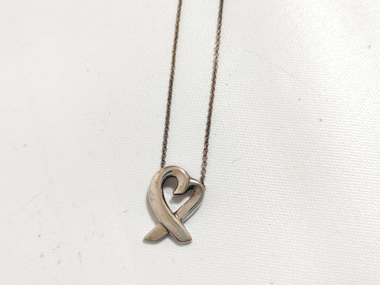 Tiffany & Co. Tiffany Loving Heart Necklace SV925 Silver Necklace