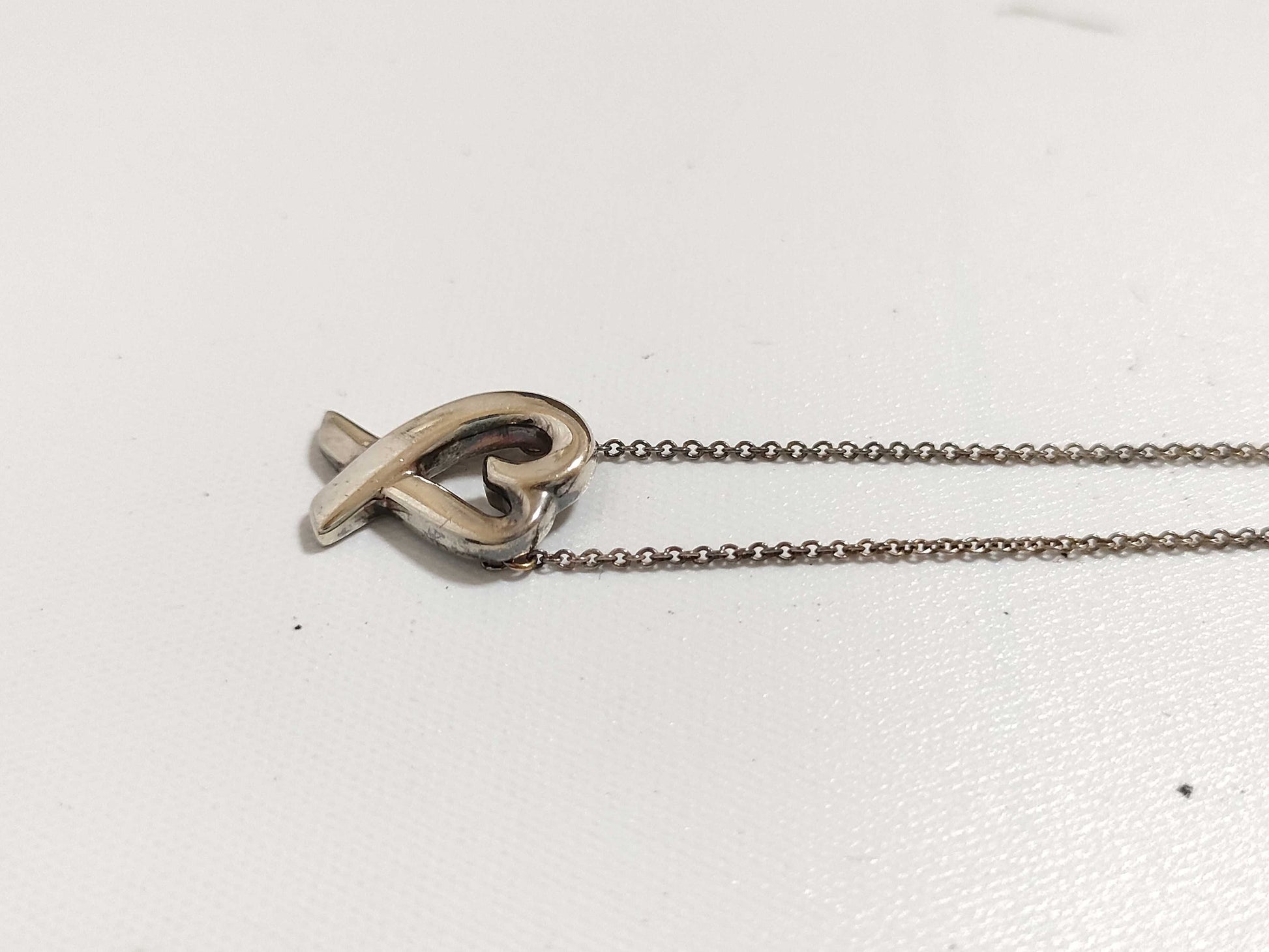 Tiffany & Co. Tiffany Loving Heart Necklace SV925 Silver Necklace