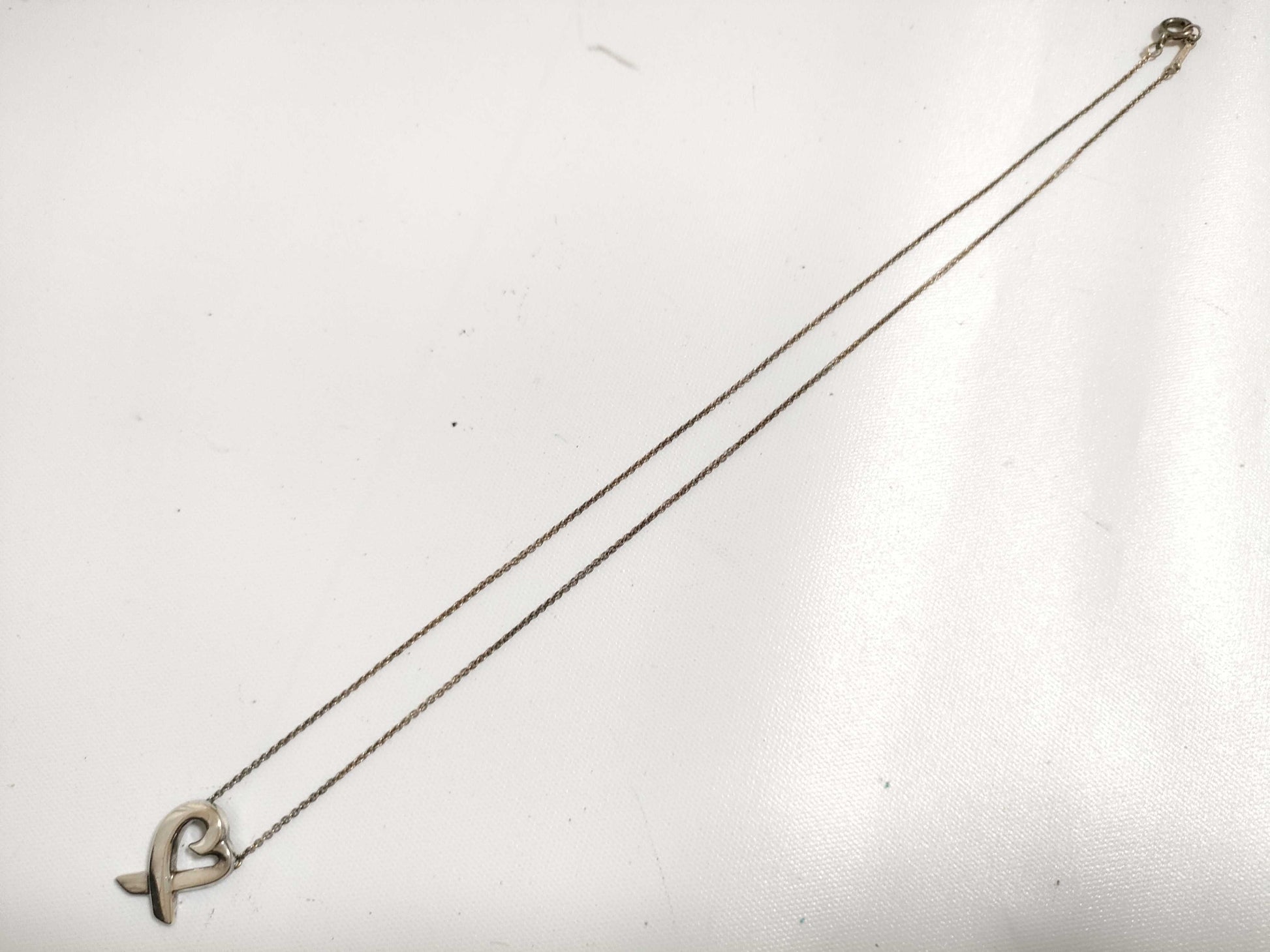 Tiffany & Co. Tiffany Loving Heart Necklace SV925 Silver Necklace