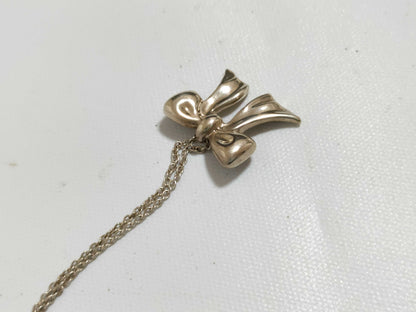 Tiffany & Co. Tiffany Ribbon Necklace SV925 Silver Necklace