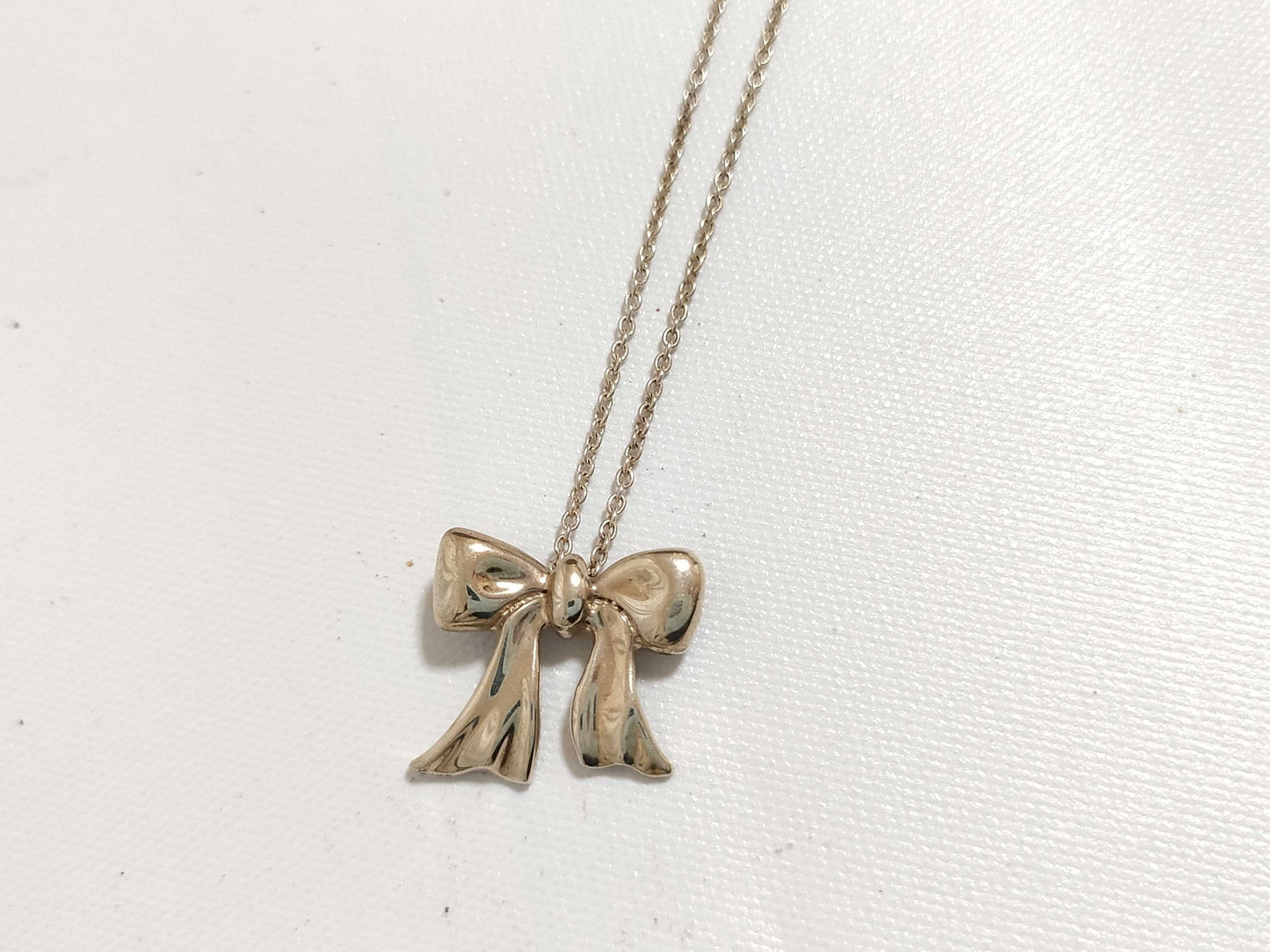 Tiffany & Co. Tiffany Ribbon Necklace SV925 Silver Necklace