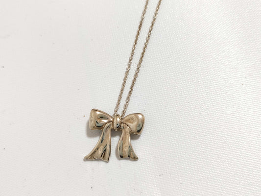 Tiffany & Co. Tiffany Ribbon Necklace SV925 Silver Necklace