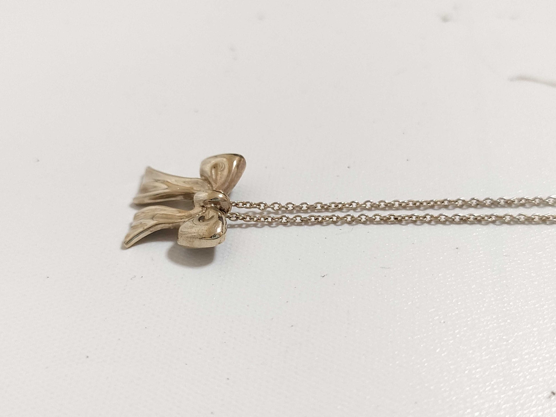 Tiffany & Co. Tiffany Ribbon Necklace SV925 Silver Necklace