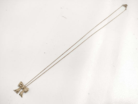Tiffany & Co. Tiffany Ribbon Necklace SV925 Silver Necklace