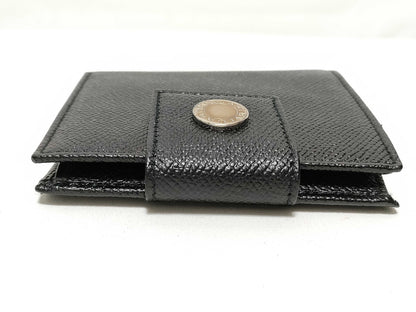 BVLGARI B.zero1 Leather Bifold Wallet Black