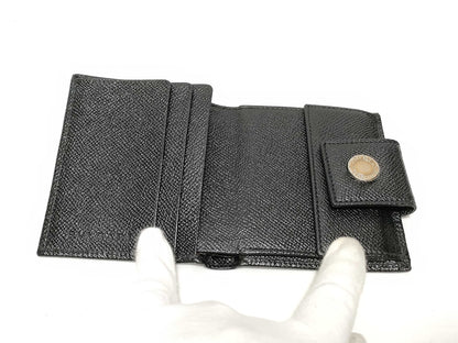 BVLGARI B.zero1 Leather Bifold Wallet Black