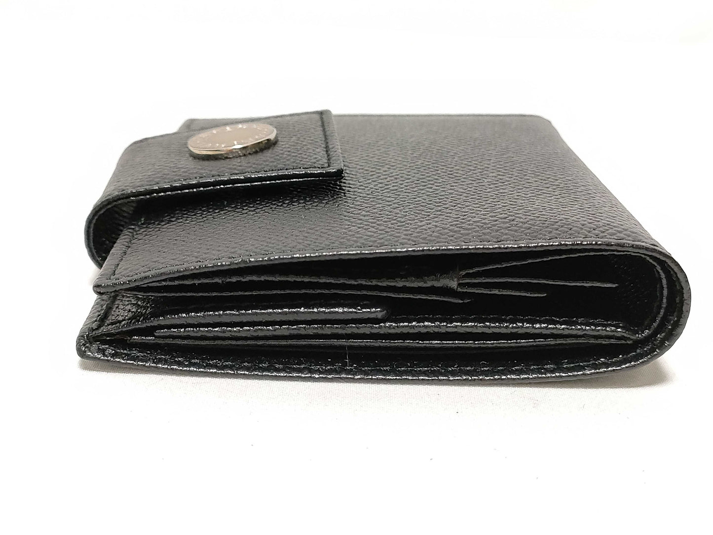 BVLGARI B.zero1 Leather Bifold Wallet Black