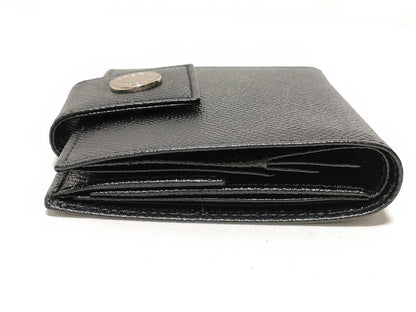 BVLGARI B.zero1 Leather Bifold Wallet Black