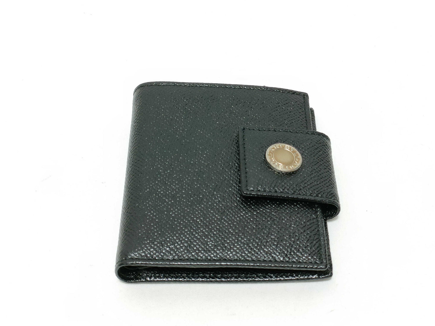 BVLGARI B.zero1 Leather Bifold Wallet Black