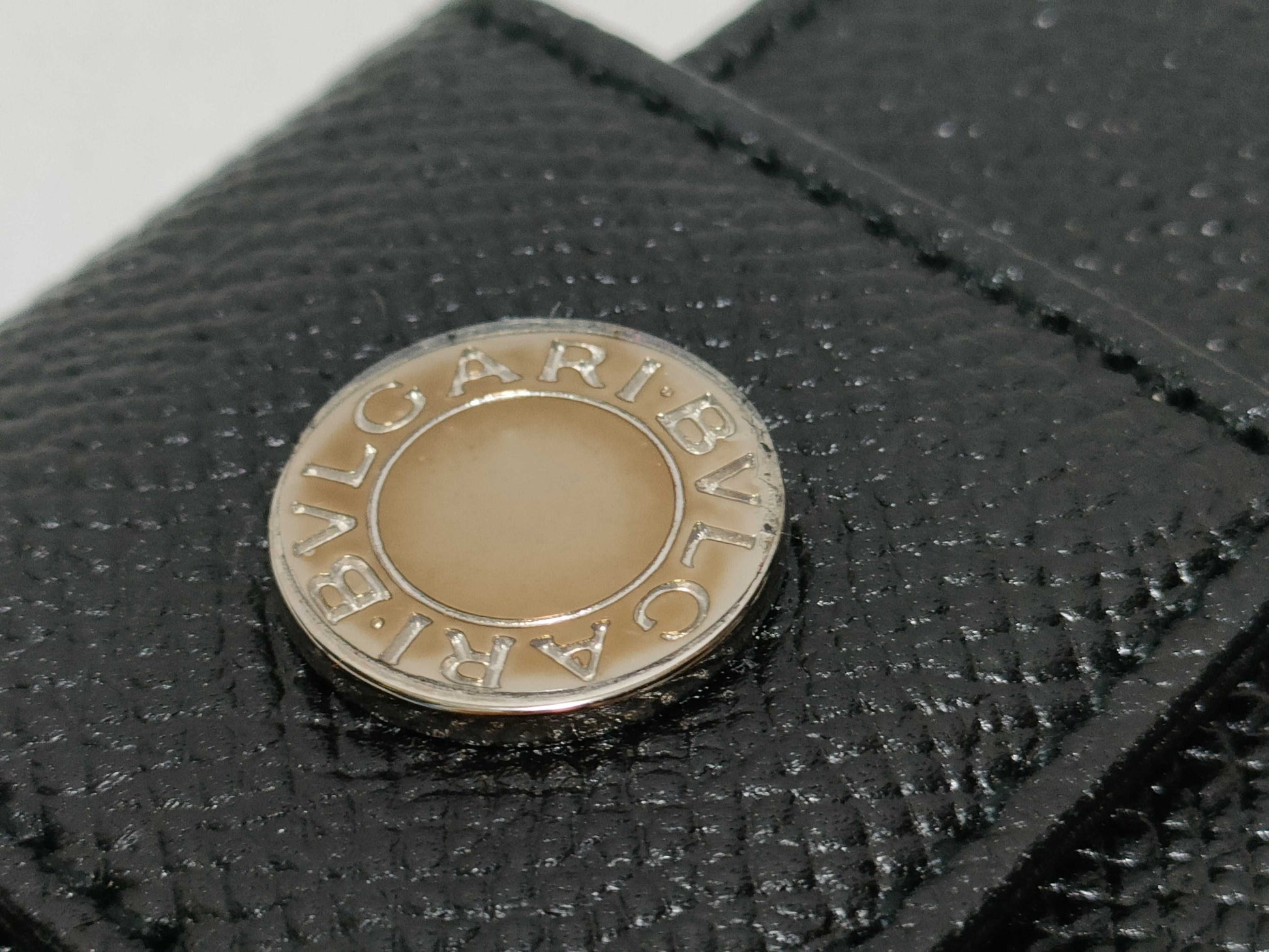 BVLGARI B.zero1 Leather Bifold Wallet Black