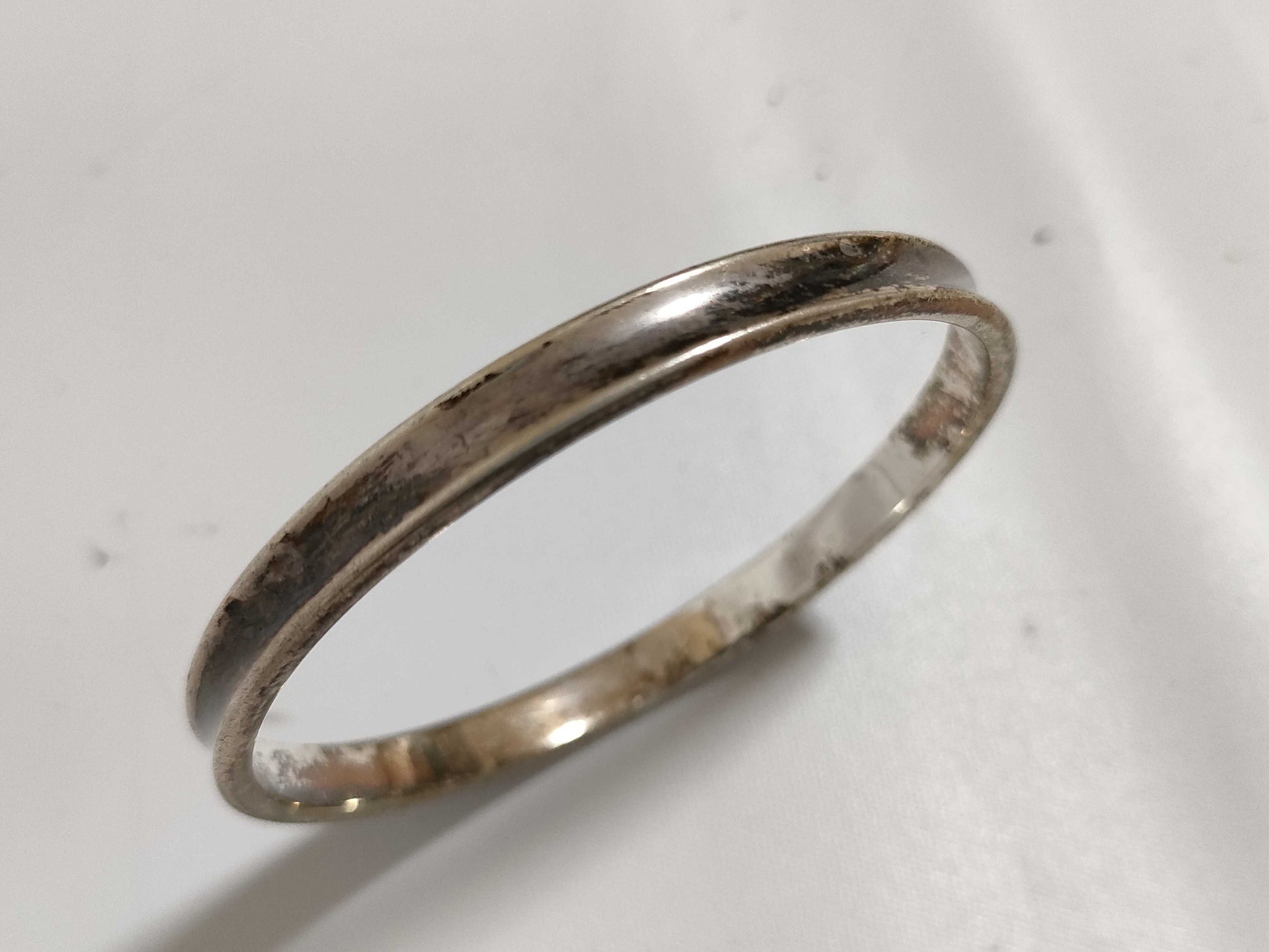Tiffany & Co. Tiffany Narrow Bangle SV925 Silver Bracelet/Bangle