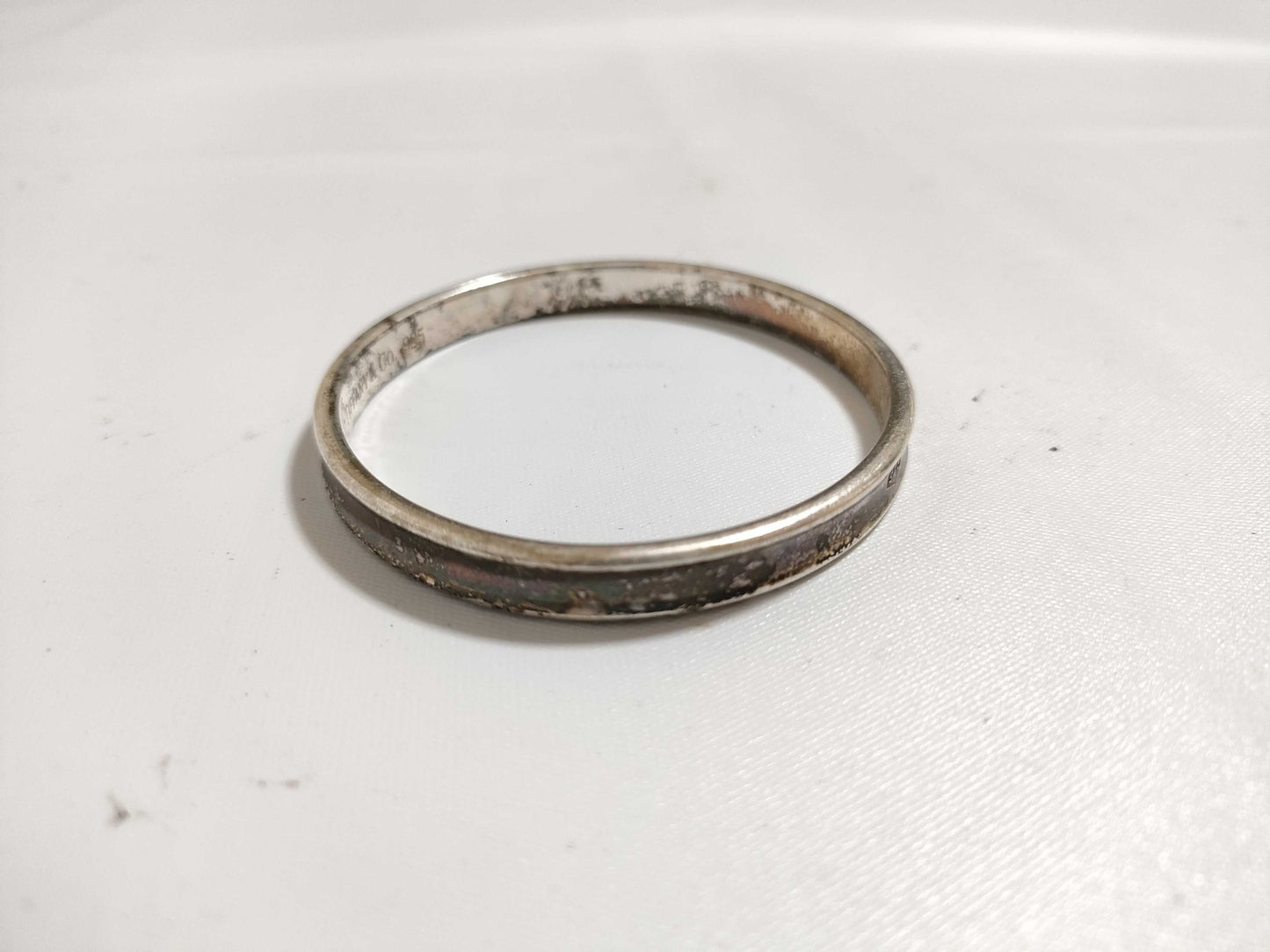 Tiffany & Co. Tiffany Narrow Bangle SV925 Silver Bracelet/Bangle