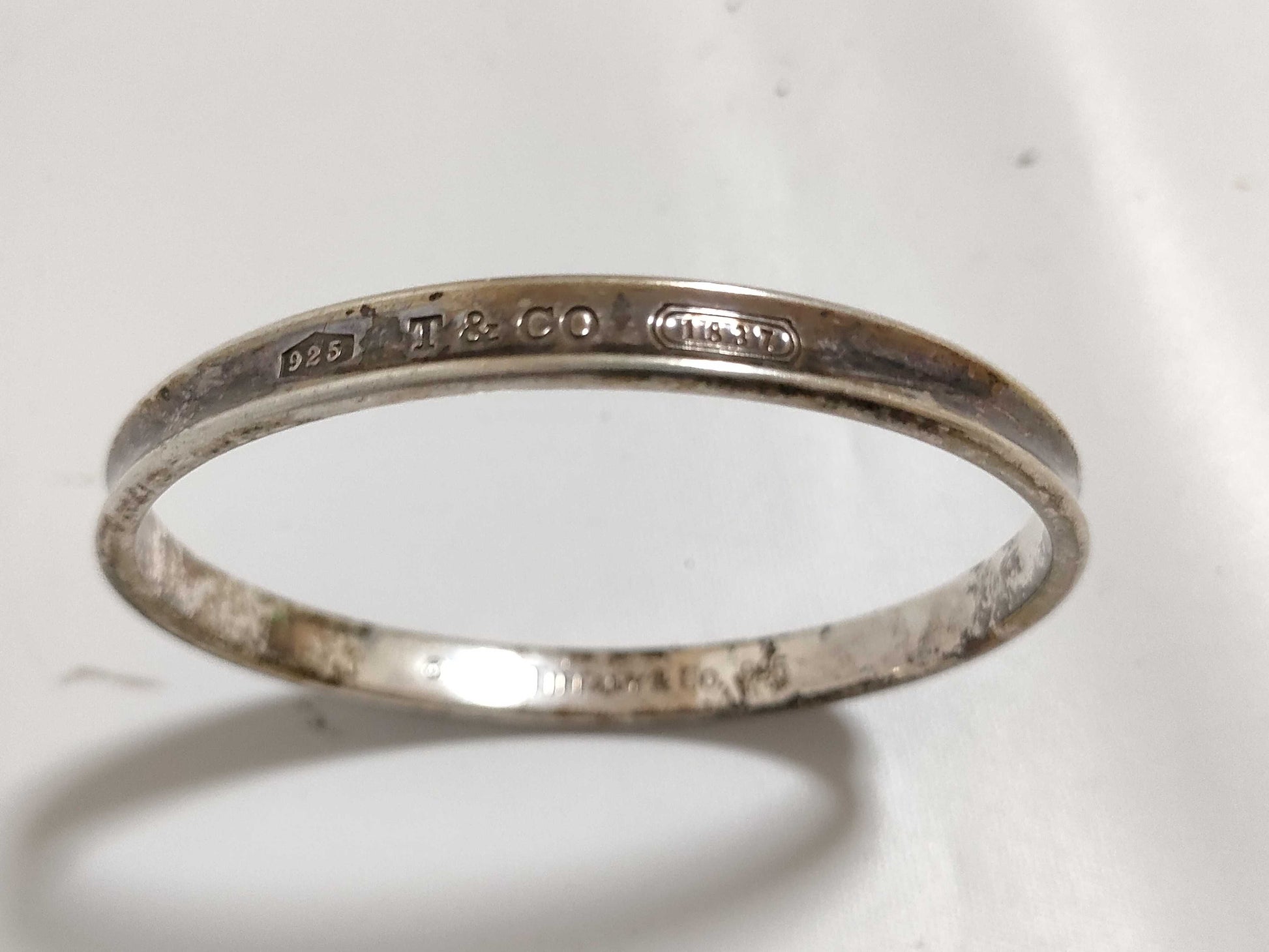 Tiffany & Co. Tiffany Narrow Bangle SV925 Silver Bracelet/Bangle